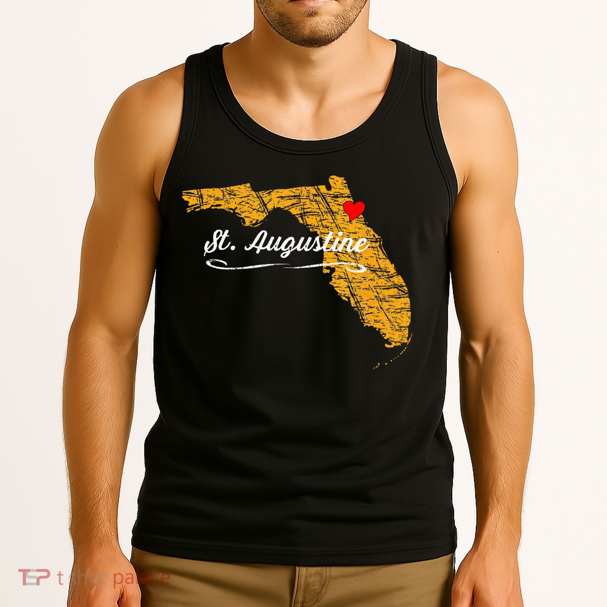 City Of St. Augustine FLORIDA Vacation Souvenir Tank Top