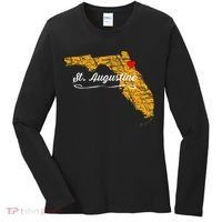 City Of St. Augustine FLORIDA Vacation Souvenir Women's Long Sleeve Shirt thumb 0