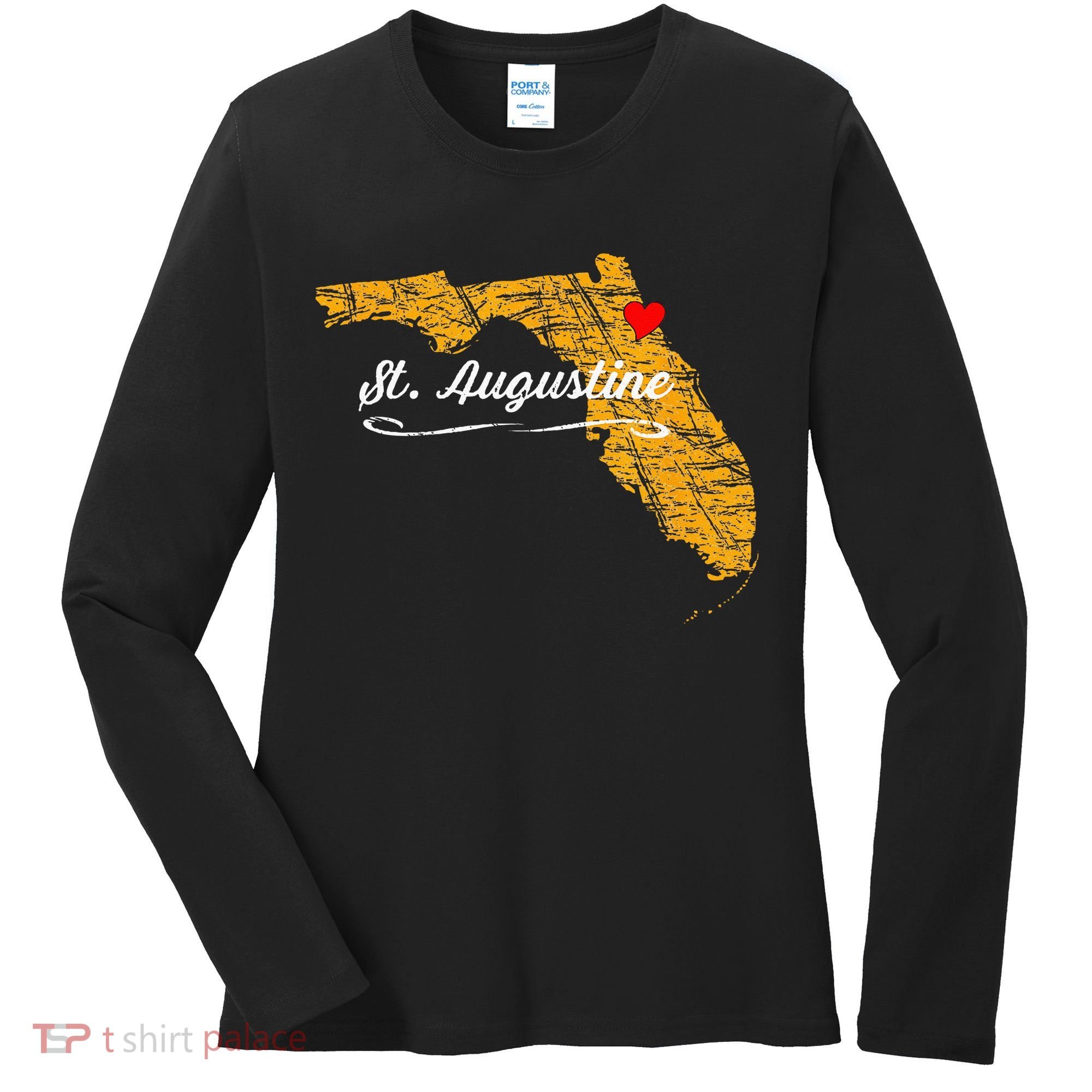 City Of St. Augustine FLORIDA Vacation Souvenir Women's Long Sleeve Shirt