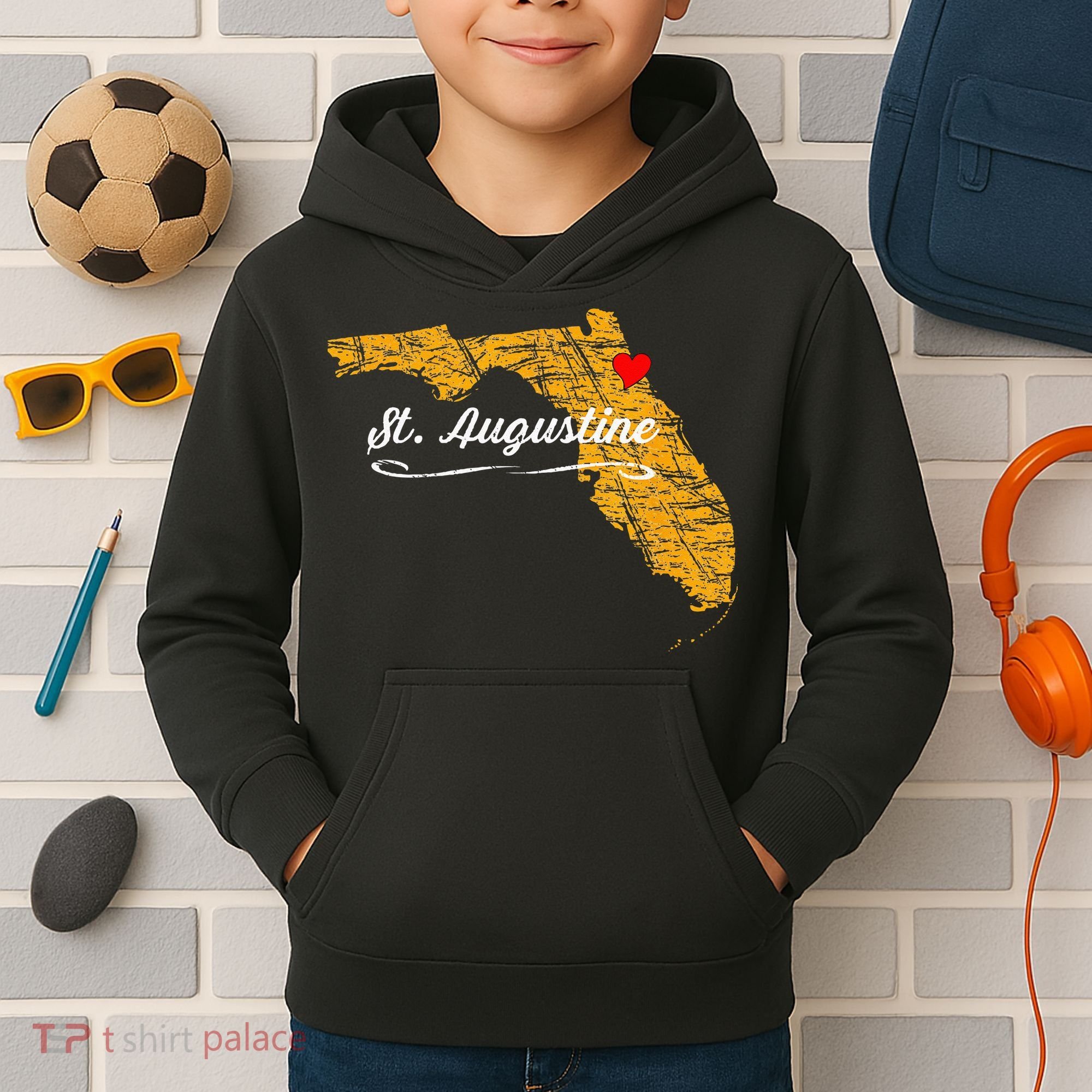 City Of St. Augustine FLORIDA Vacation Souvenir Kids Hoodie