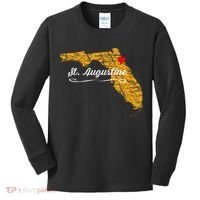 City Of St. Augustine FLORIDA Vacation Souvenir Kids Long Sleeve Shirt thumb 0