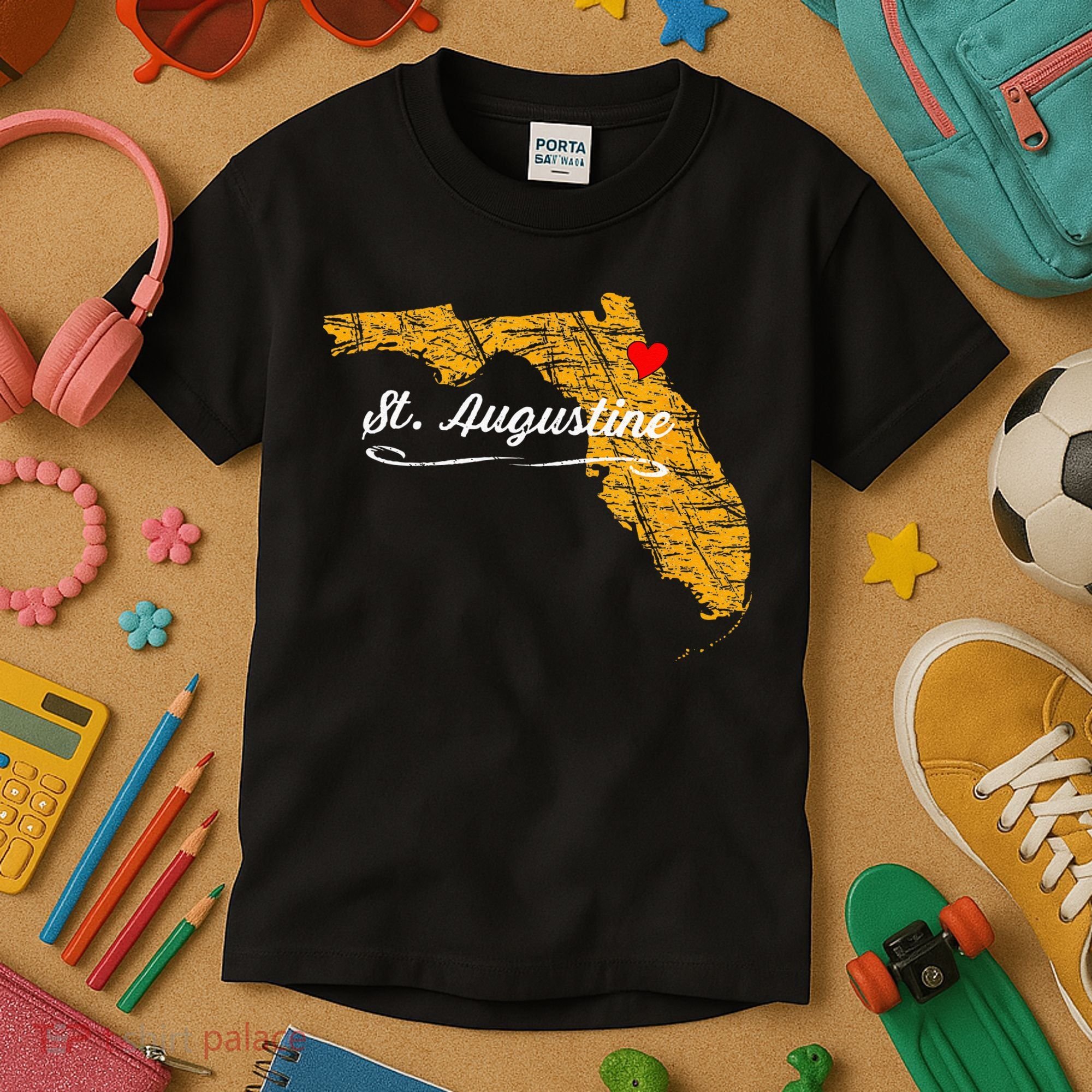 City Of St. Augustine FLORIDA Vacation Souvenir Kids T-Shirt