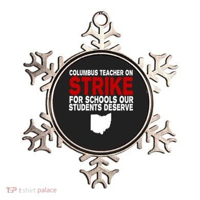 Columbus Ohio School Teachers On Strike Ornament