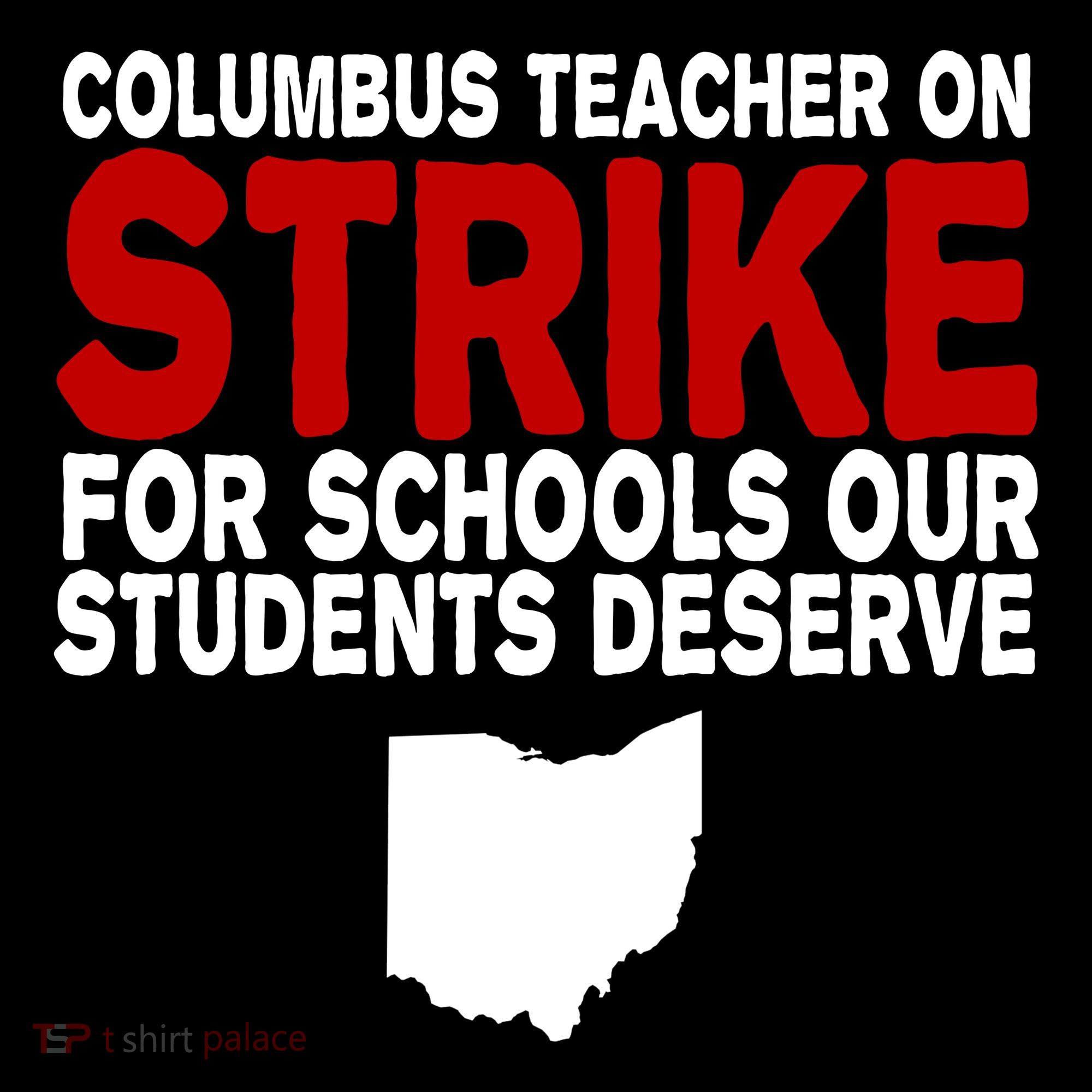 Columbus Ohio School Teachers On Strike Ornament