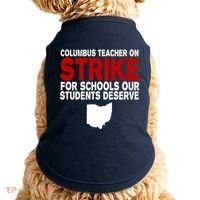 Columbus Ohio School Teachers On Strike Doggie Tank thumb 0