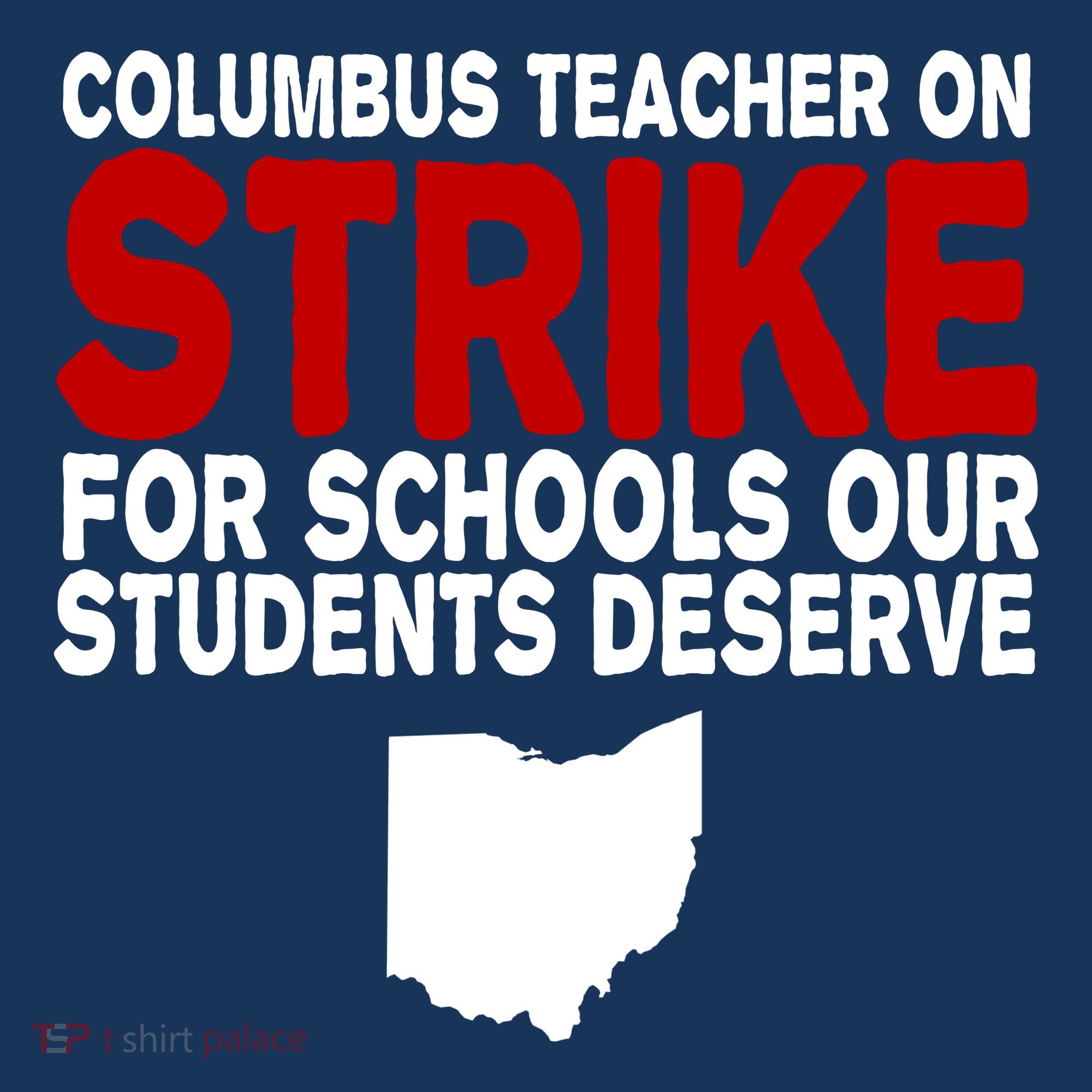 Columbus Ohio School Teachers On Strike Women's Hoodie