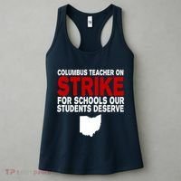 Columbus Ohio School Teachers On Strike Women's Tank Top thumb 3