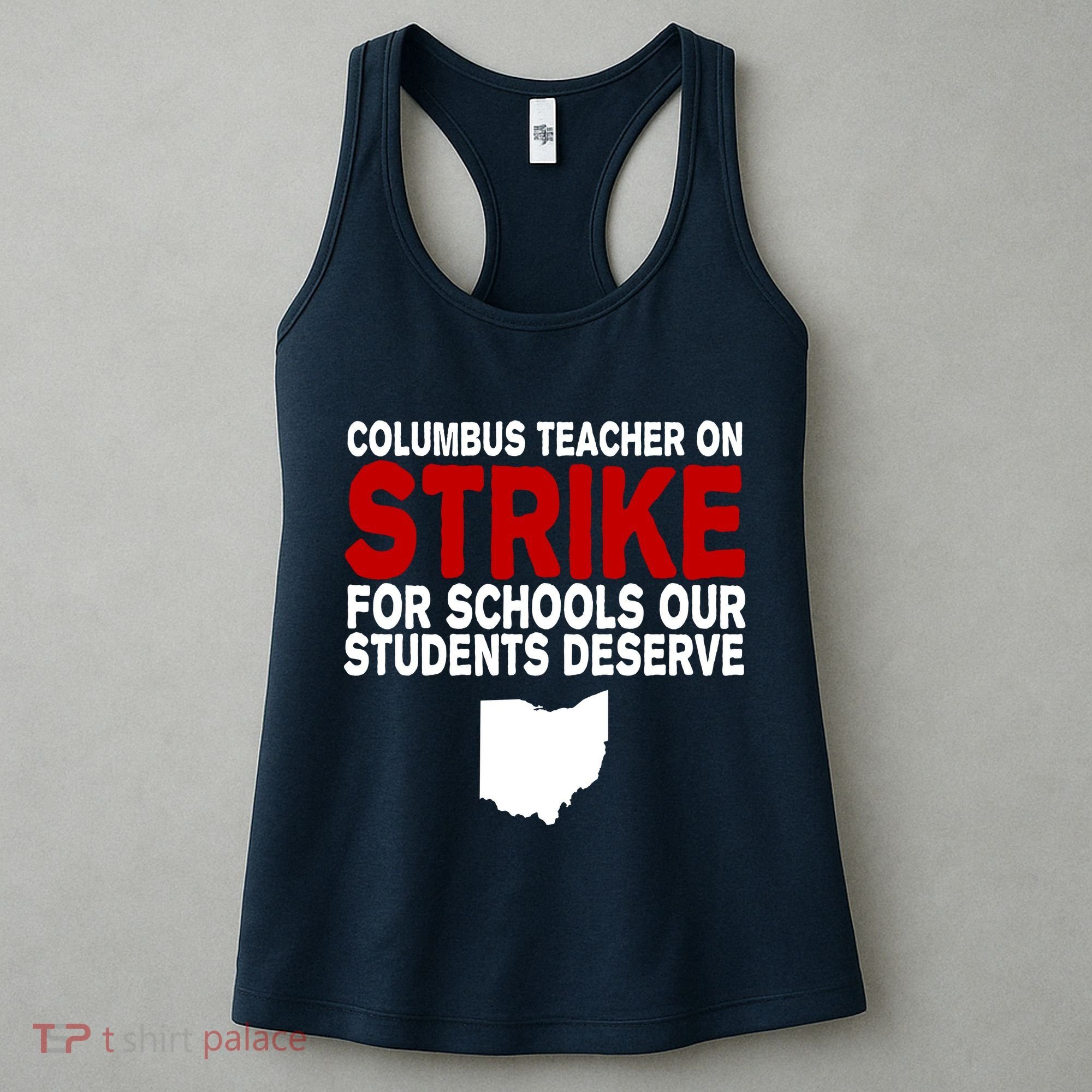 Columbus Ohio School Teachers On Strike Women's Tank Top