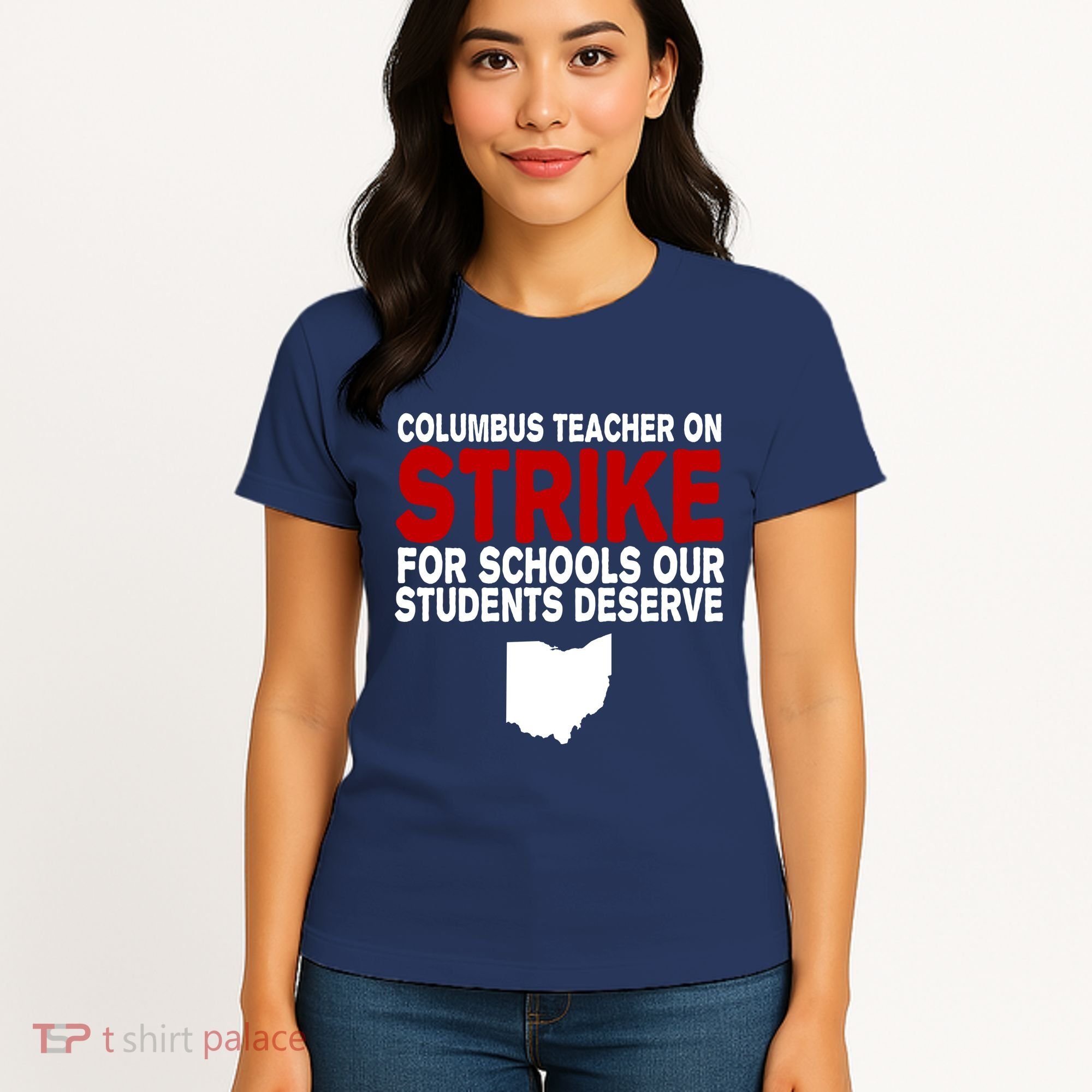 Columbus Ohio School Teachers On Strike Women's T-Shirt