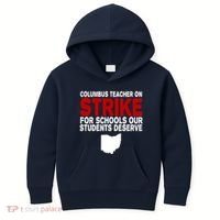 Columbus Ohio School Teachers On Strike Kids Hoodie thumb 0