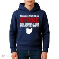 Columbus Ohio School Teachers On Strike Kids Hoodie thumb 4