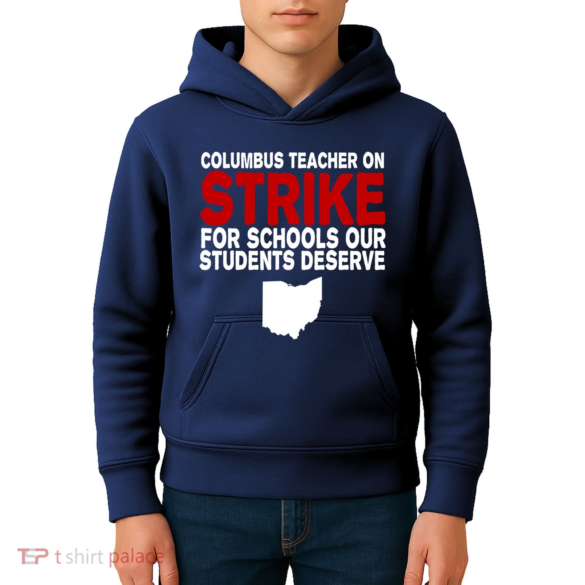 Columbus Ohio School Teachers On Strike Kids Hoodie