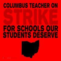Columbus Ohio School Teachers On Strike Santa Hat thumb 1