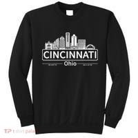 Cincinnati Ohio Skyline Travel To Cincinnati Sweatshirt thumb 0