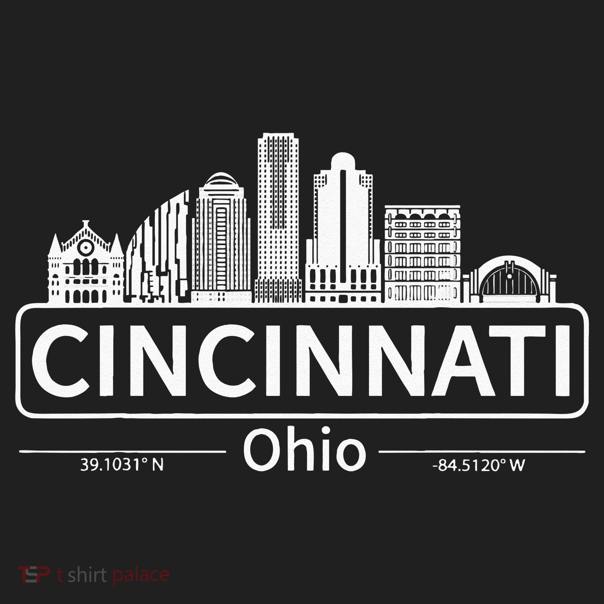 Cincinnati Ohio Skyline Travel To Cincinnati Beanie