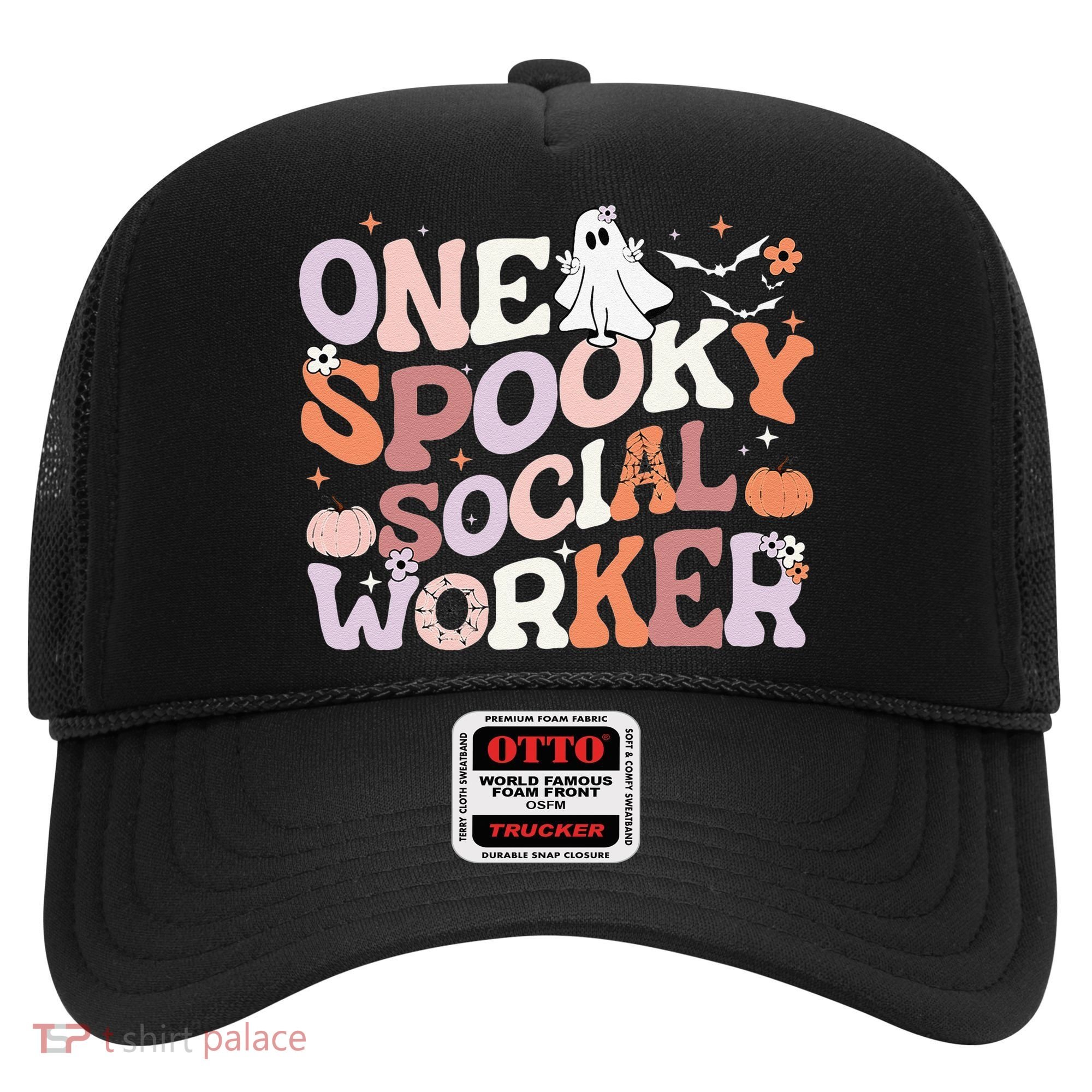 Cute One Spooky Social Worker Ghost Halloween Hat