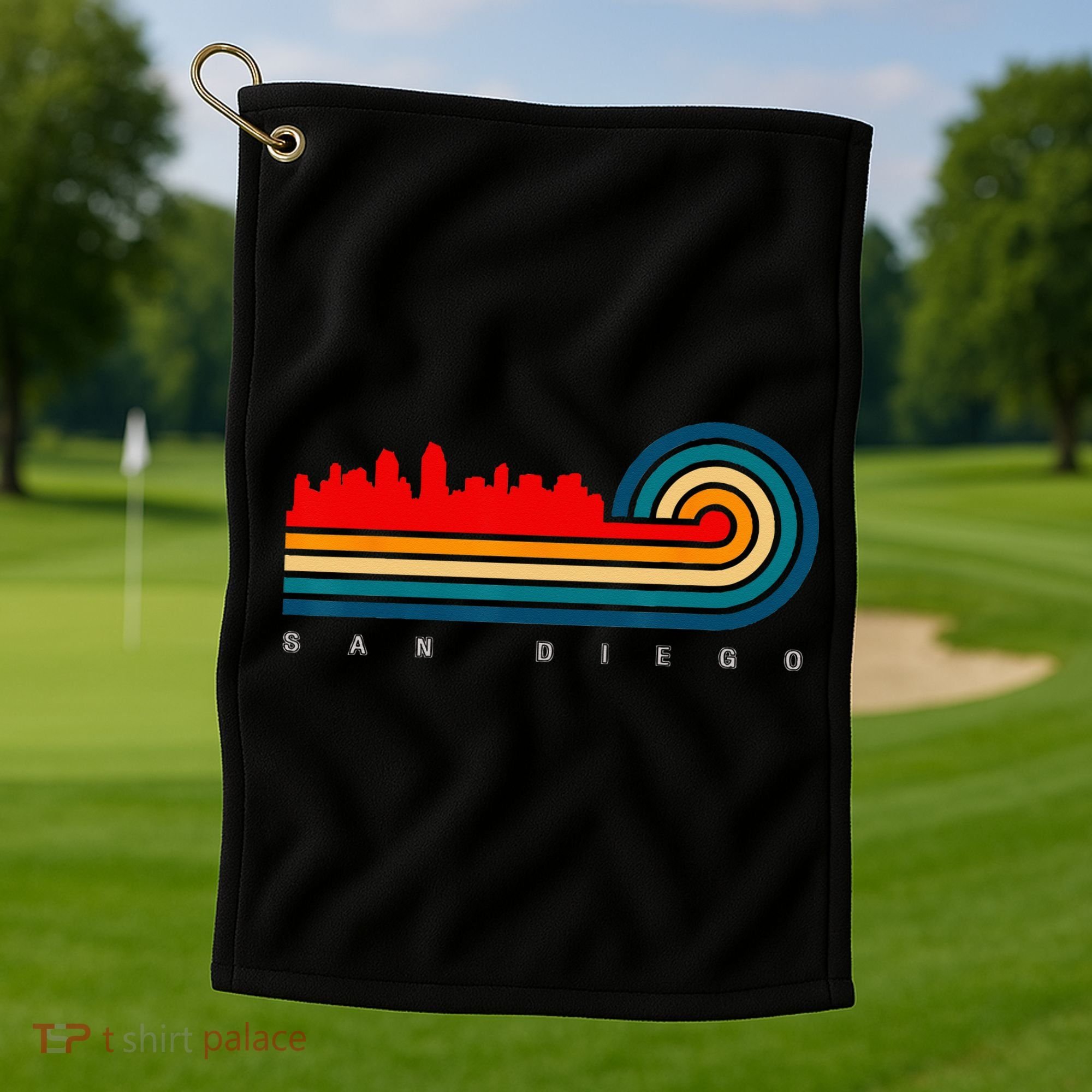 City of San Diego California Golf Towel