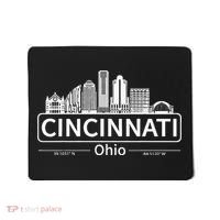 Cincinnati Ohio Skyline Travel To Cincinnati Mousepad thumb 0