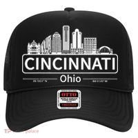 Cincinnati Ohio Skyline Travel To Cincinnati Hat thumb 0