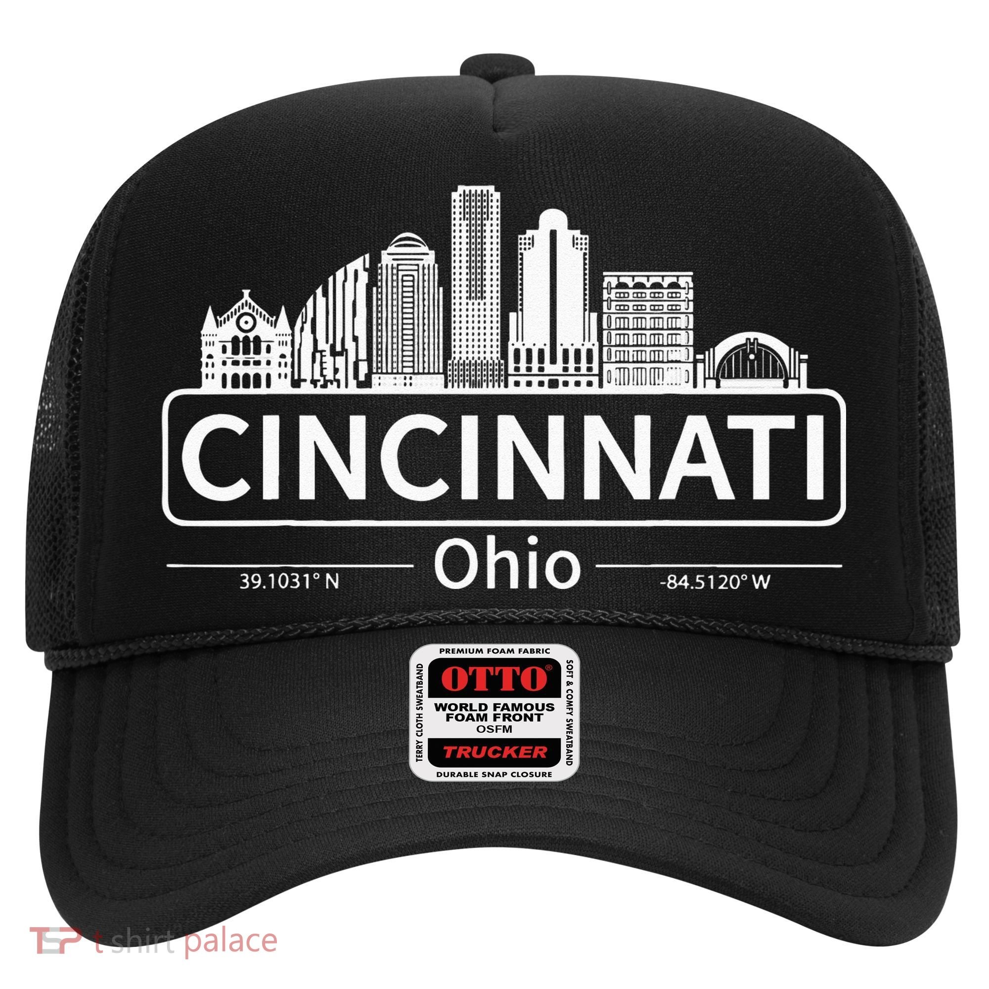 Cincinnati Ohio Skyline Travel To Cincinnati Hat