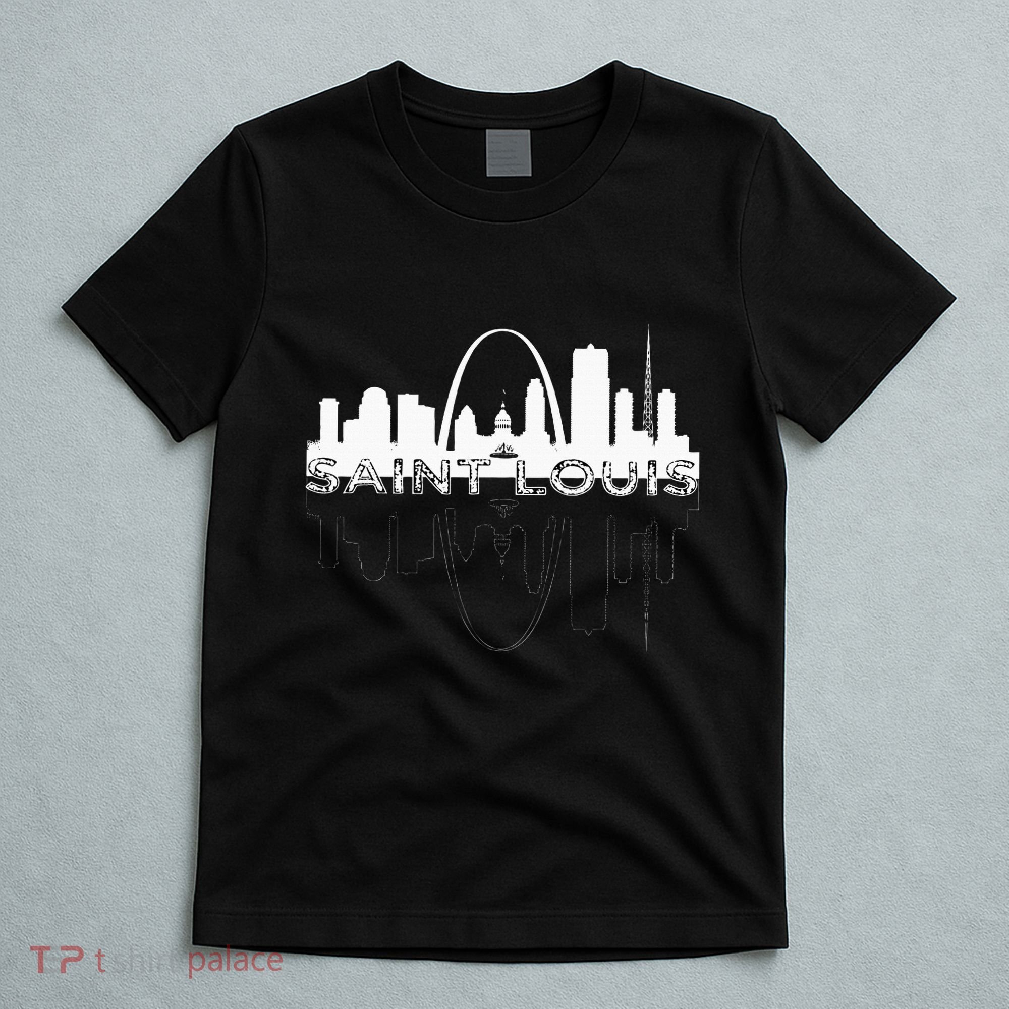 City Of St Louis Missouri Skyline Art Gateway Arch T-Shirt