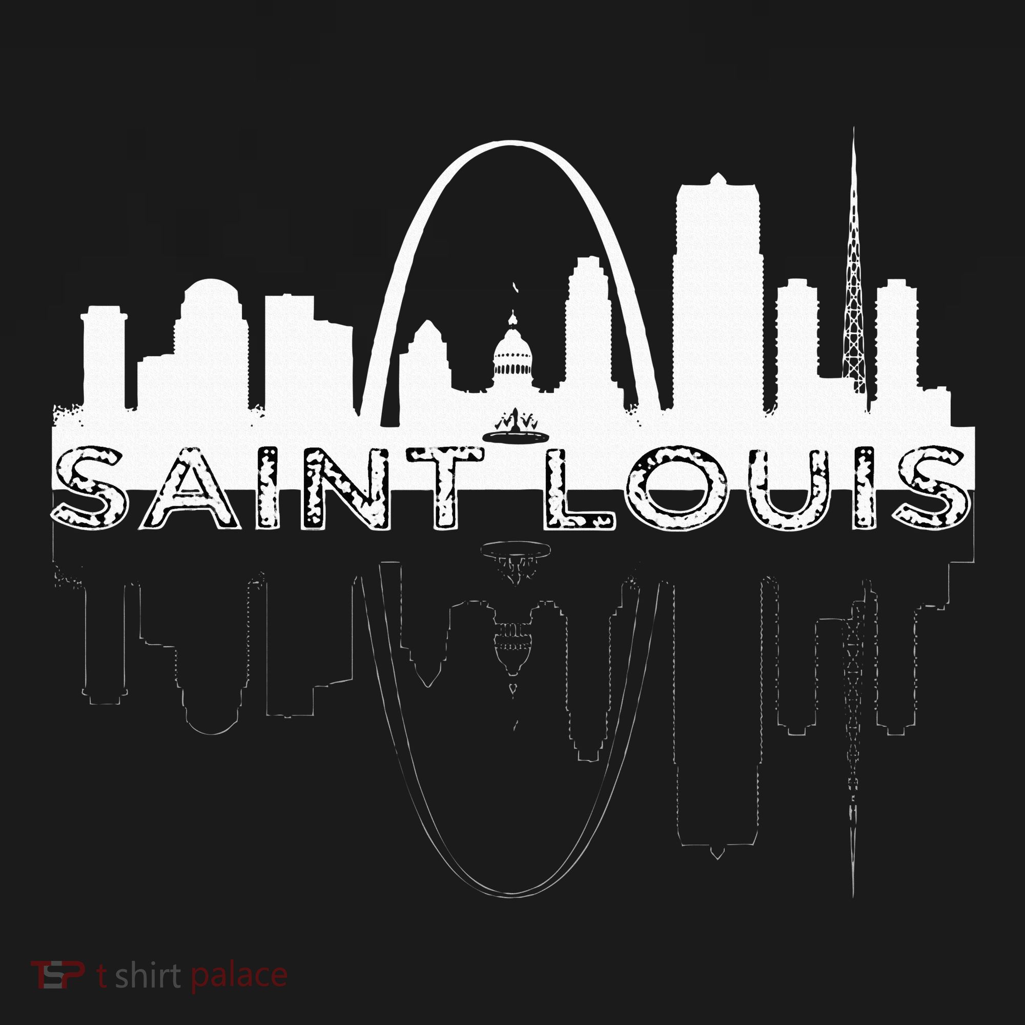 City Of St Louis Missouri Skyline Art Gateway Arch Women's Hoodie