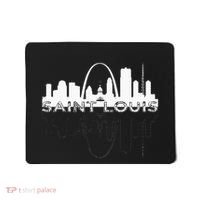 City Of St Louis Missouri Skyline Art Gateway Arch Mousepad thumb 0