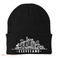 Cleveland Ohio Skyline Beanie thumb 0