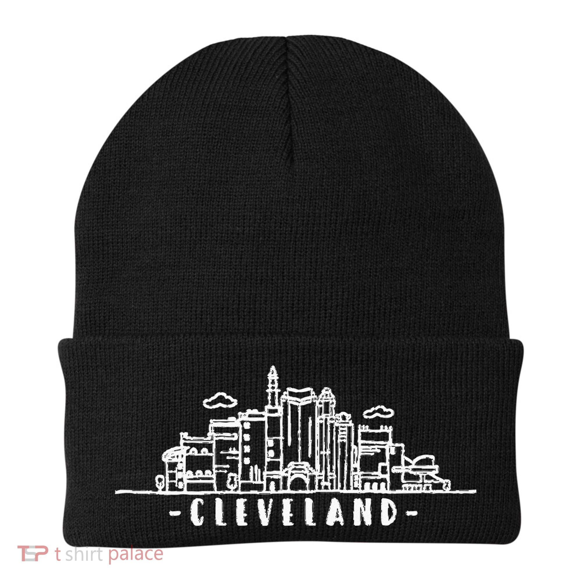 Cleveland Ohio Skyline Beanie