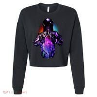 Cosmic Astronaut Cropped Pullover Crew thumb 0