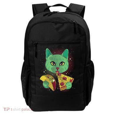 Cosmic Pizza Taco Space Cat Backpack