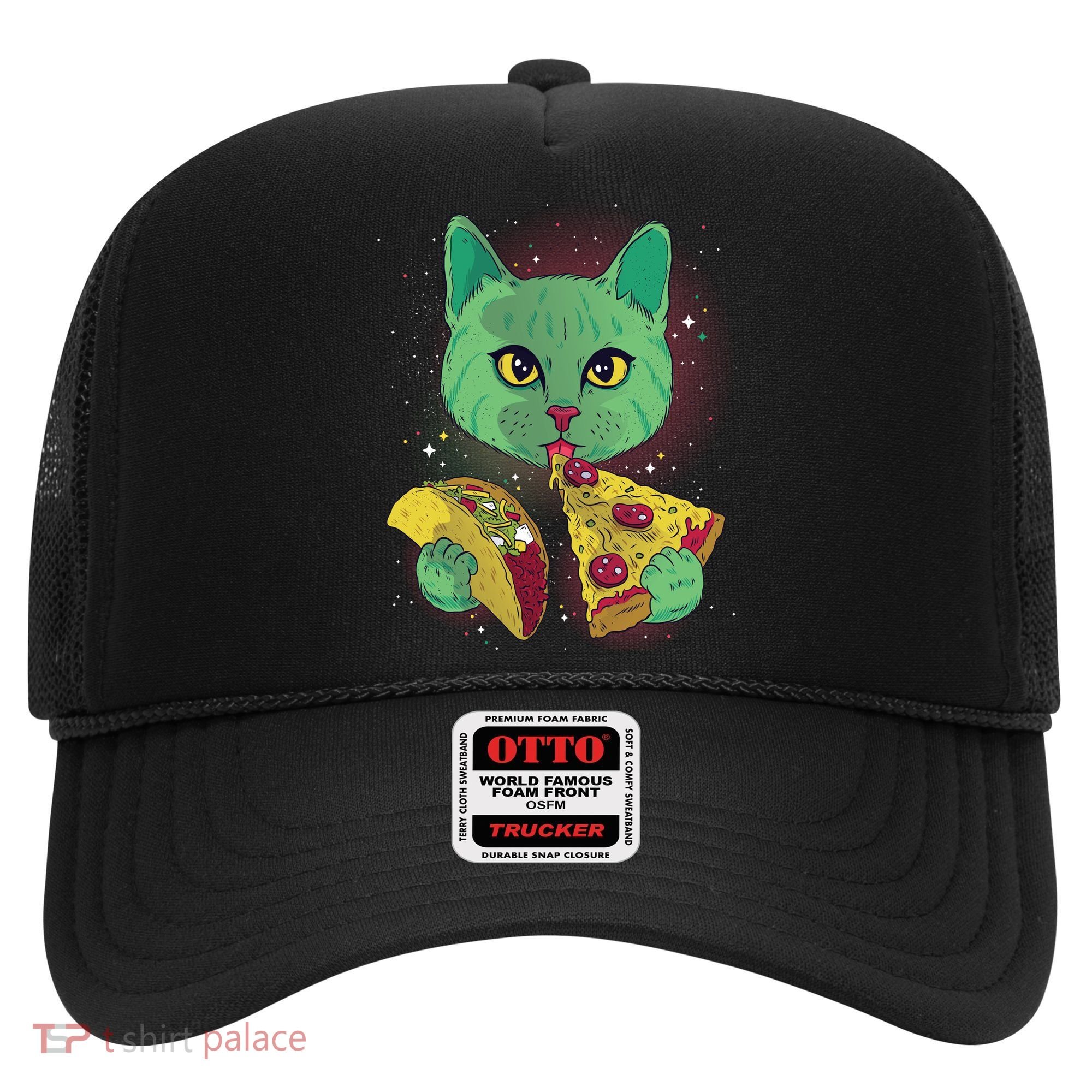 Cosmic Pizza Taco Space Cat Hat
