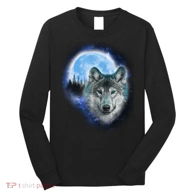 Cosmic Wolf Long Sleeve Shirt