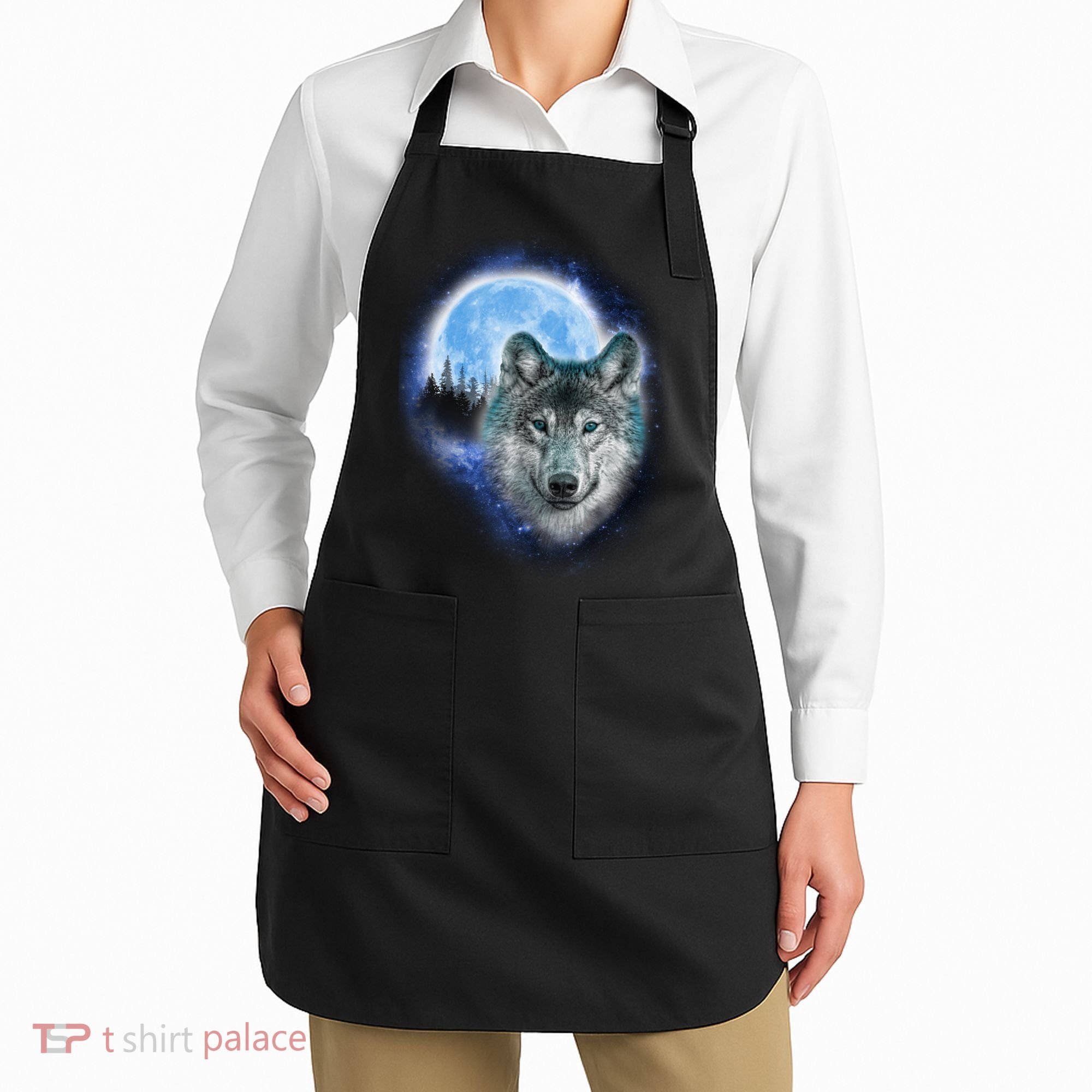 Cosmic Wolf  Apron