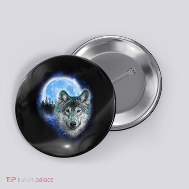 Cosmic Wolf  Button