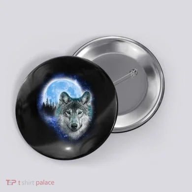 Cosmic Wolf  Button