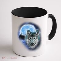 Cosmic Wolf  Coffee Mug thumb 1