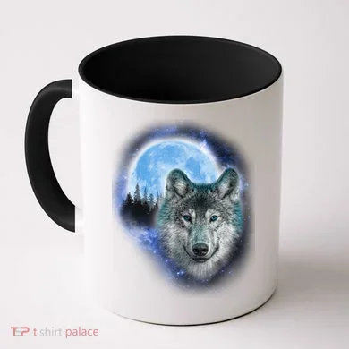 Cosmic Wolf Coffee Mug