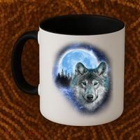 Cosmic Wolf  Coffee Mug thumb 2