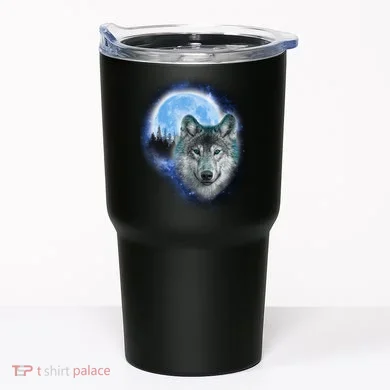 Cosmic Wolf Tumbler