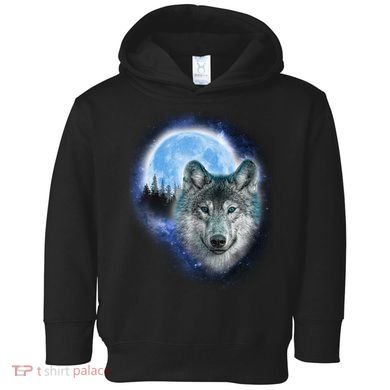 Cosmic Wolf  Toddler Hoodie