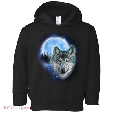 Cosmic Wolf  Toddler Hoodie