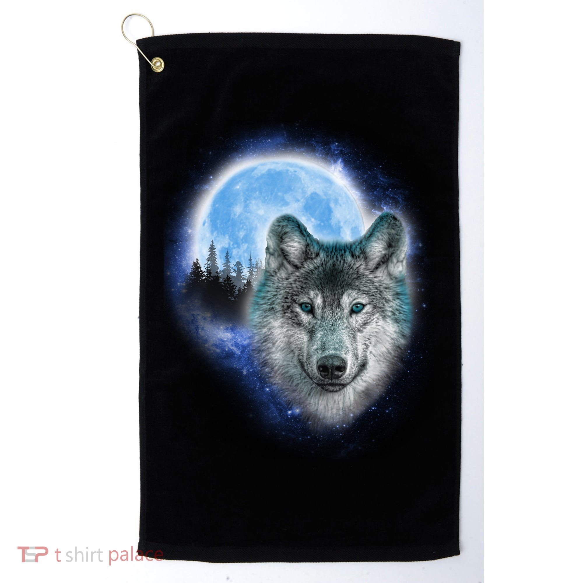 Cosmic Wolf  Golf Towel