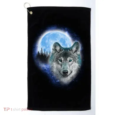 Cosmic Wolf Golf Towel