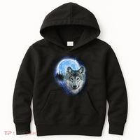 Cosmic Wolf  Kids Hoodie thumb 0