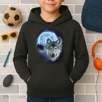 Cosmic Wolf  Kids Hoodie thumb 2