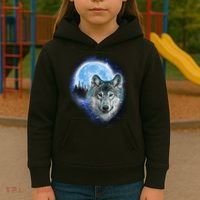 Cosmic Wolf  Kids Hoodie thumb 3