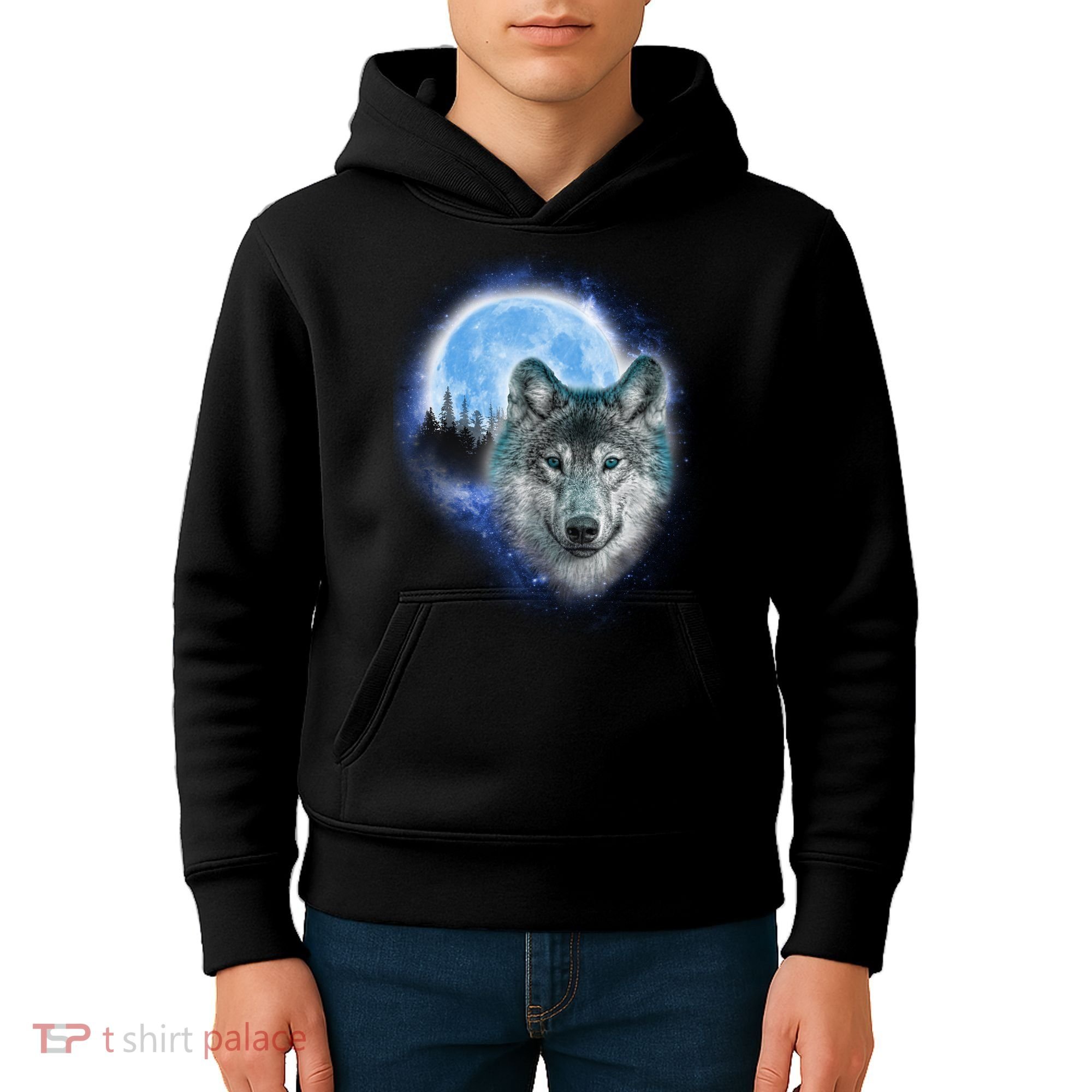 Cosmic Wolf  Kids Hoodie