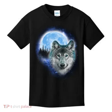 Cosmic Wolf  Kids T-Shirt