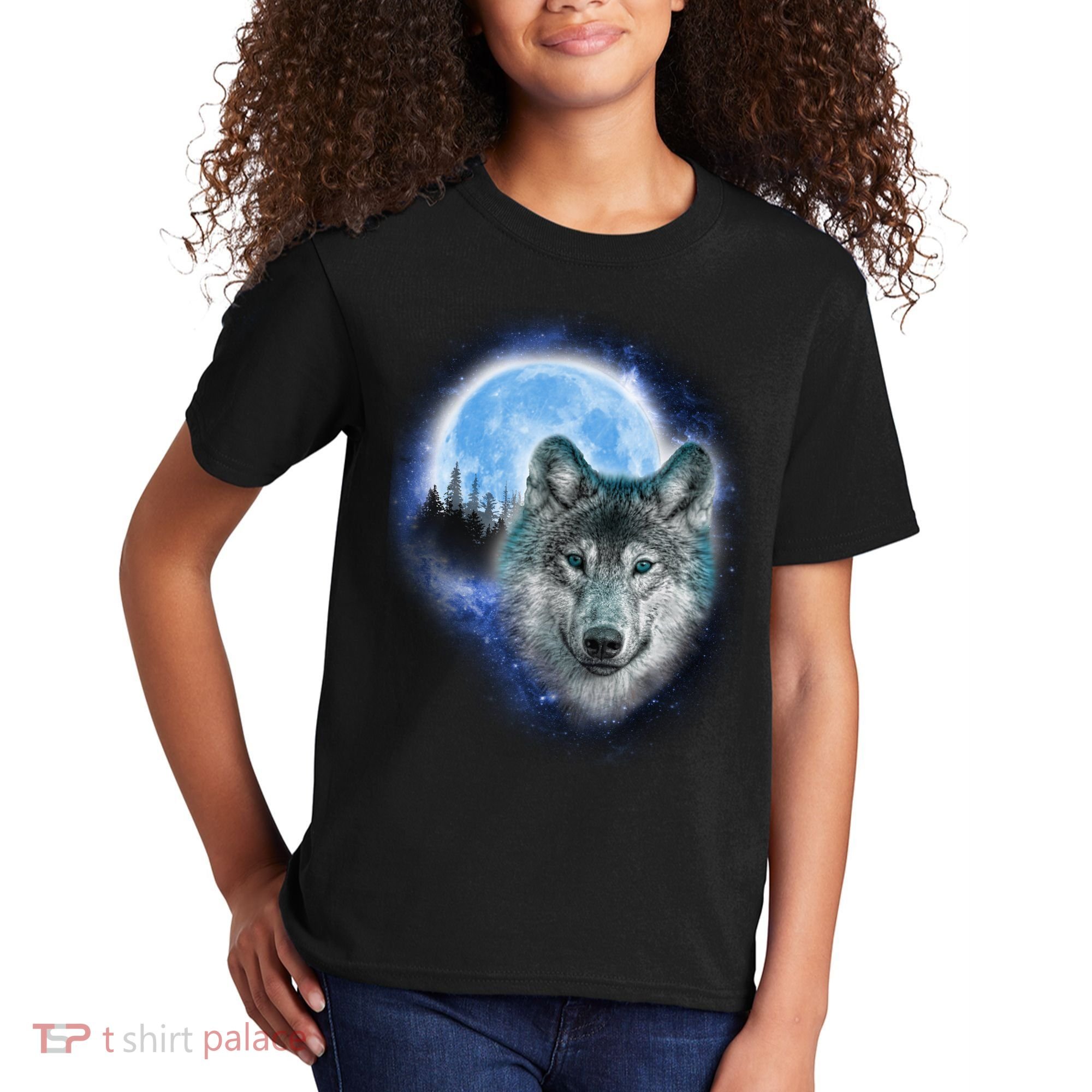 Cosmic Wolf  Kids T-Shirt